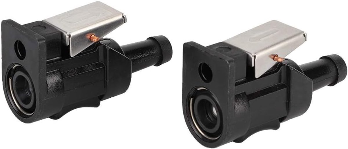 NITRIP 2Pcs Marine Engine Fuel Hose Connector Fit for 8mm Outboard - ShopVlot