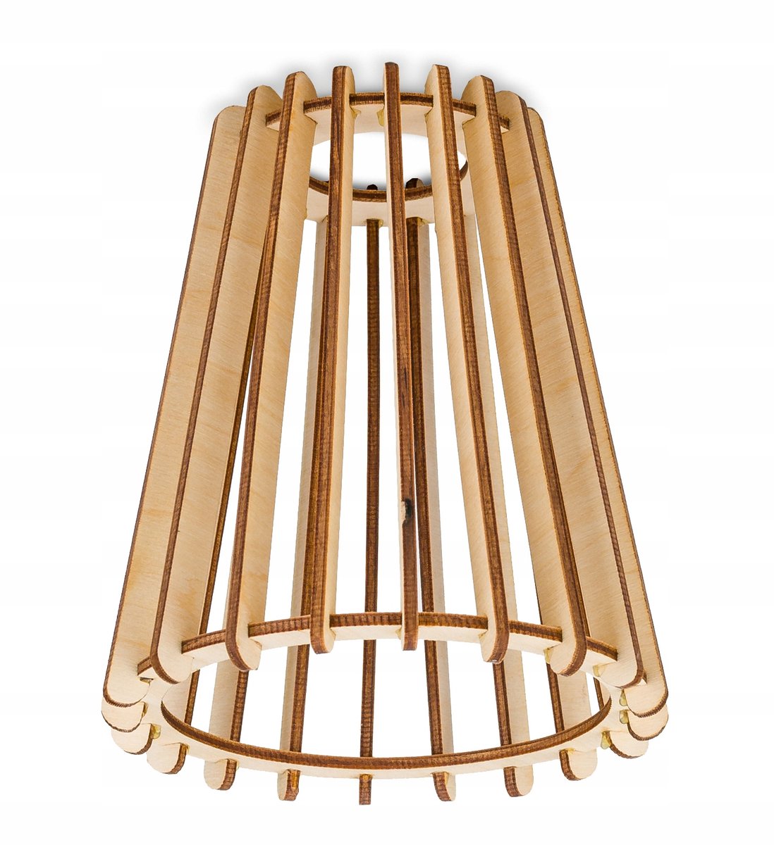 Houten Lampenkap E27 Loft Stijl Piramide