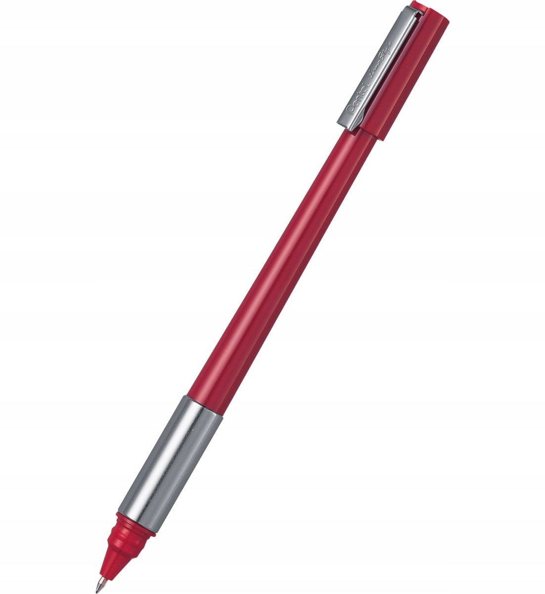 Pentel Line Style BK708 Rode Balpen - Vloeiend Schrijven