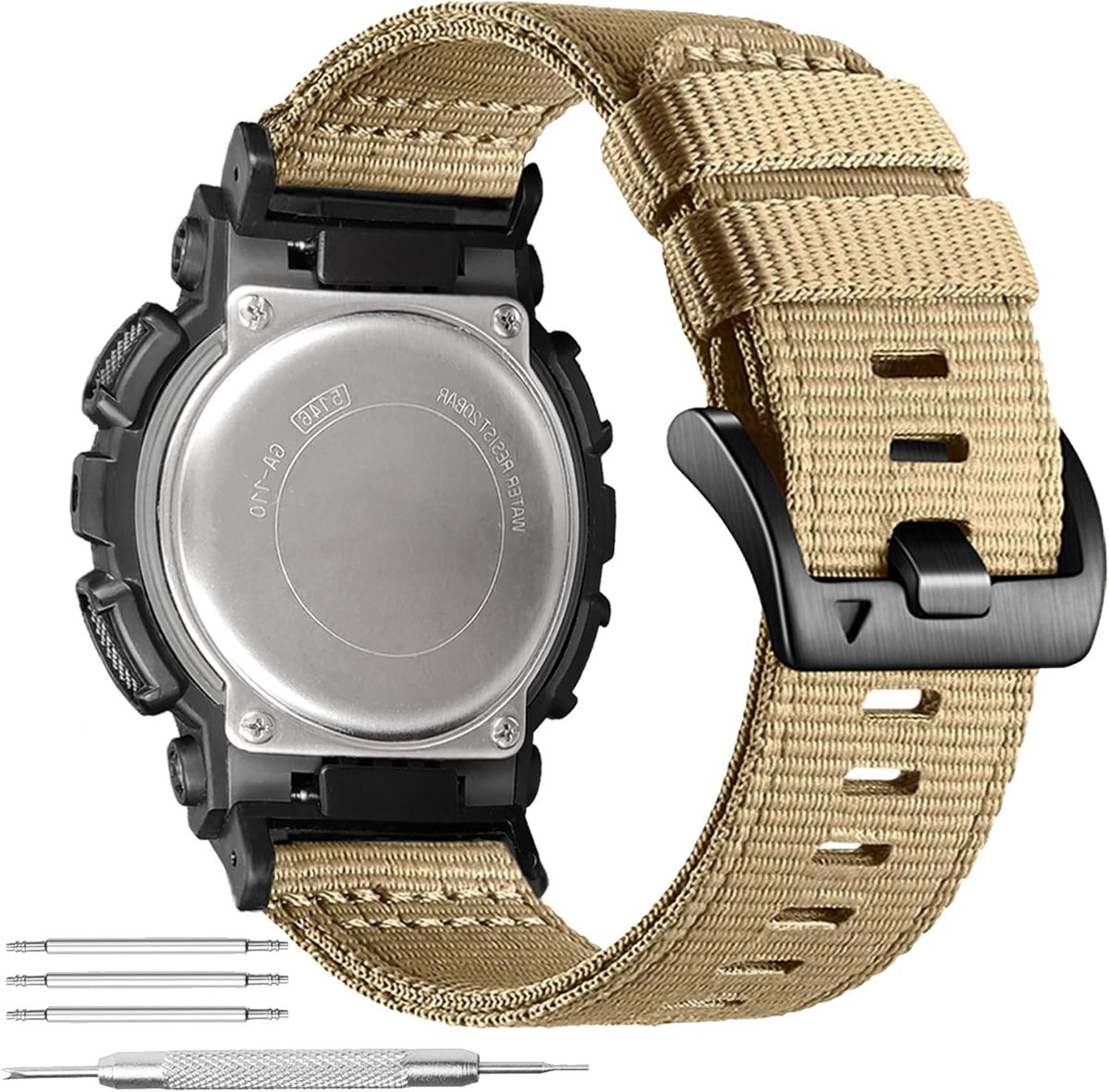 YOOSIDE Rugged Nylon Strap For Casio G-Shock DW-5600/8900, Adjustable Sport Watch Strap For - ShopVlot