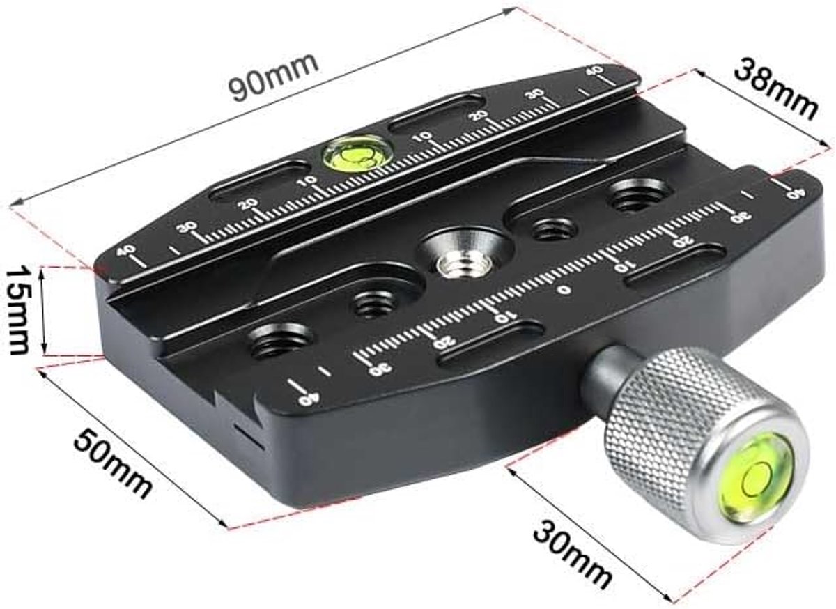 Snelkoppeling camera - ARCA-Swiss standaard - QR90 - eenvoudig in gebruik - ShopVlot