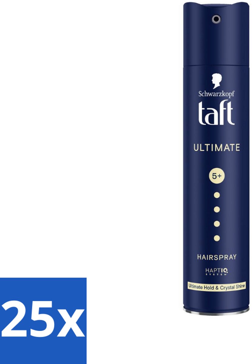 Taft - Ultimate 5+ - Haarspray - Maximale stevigheid - 250 ml - Bulkverpakking - 25 stuks