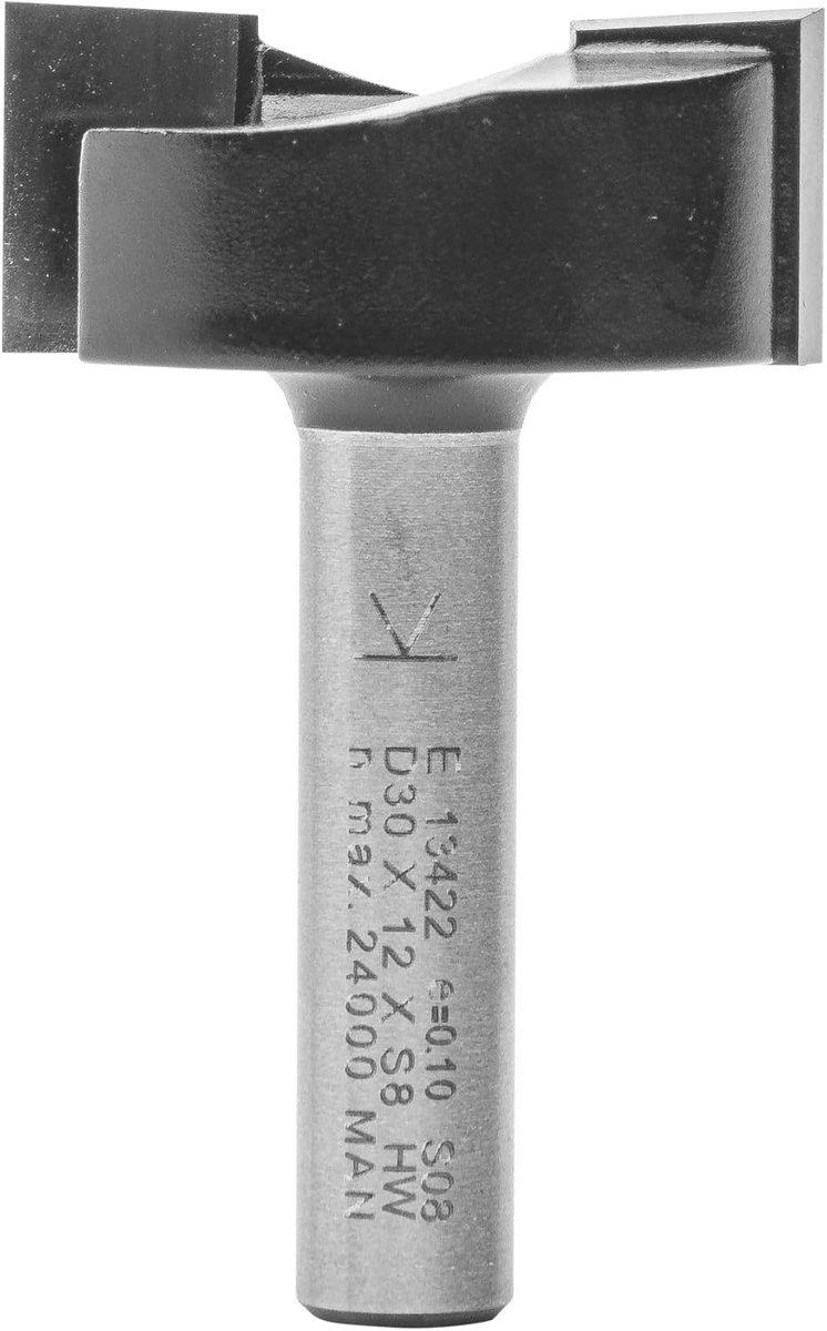 Vreesfrees 30 mm - HSS - 8 mm schacht - Ideaal voor het frezen van scharnieren - ShopVlot