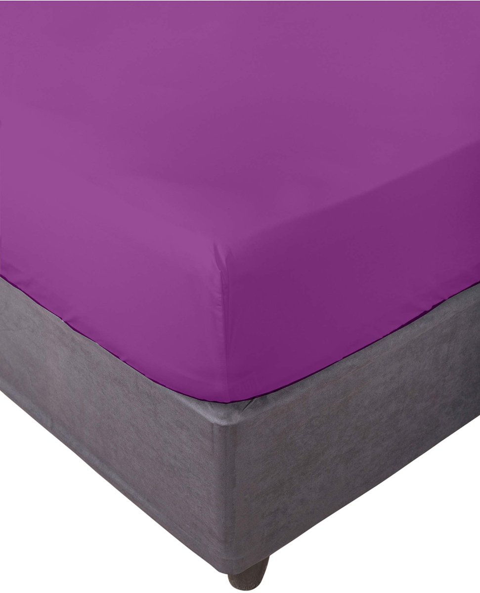 Hoeslaken 90 x 200 - katoen/polyester - elastisch en zacht - optimaal slaapcomfort - ShopVlot
