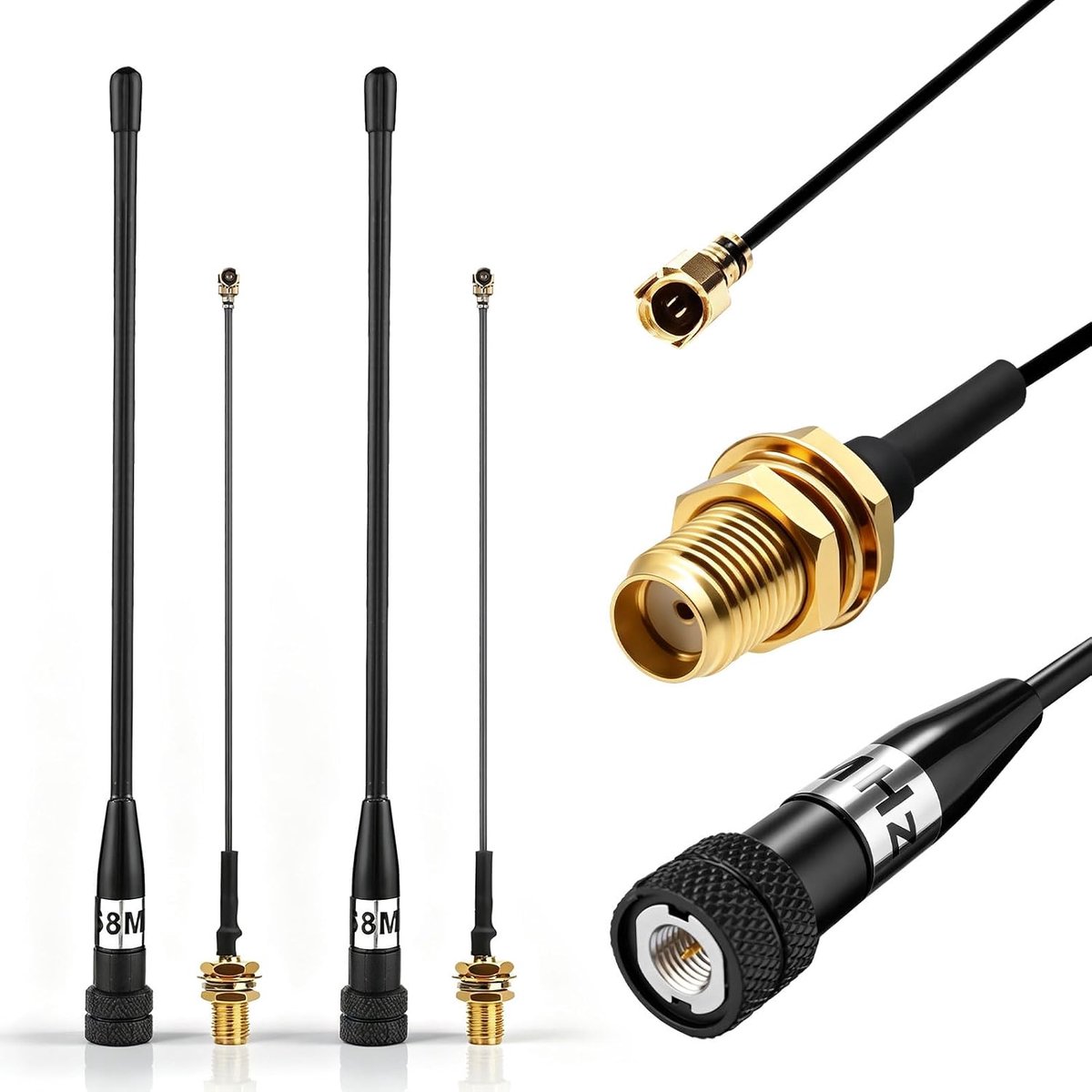 868 MHz antenne 10dBi LoRa antenne voor Meshtastic Long Range, 868 MHz antenne SMA met IPEX kabel, Omni Whip Lora - ShopVlot