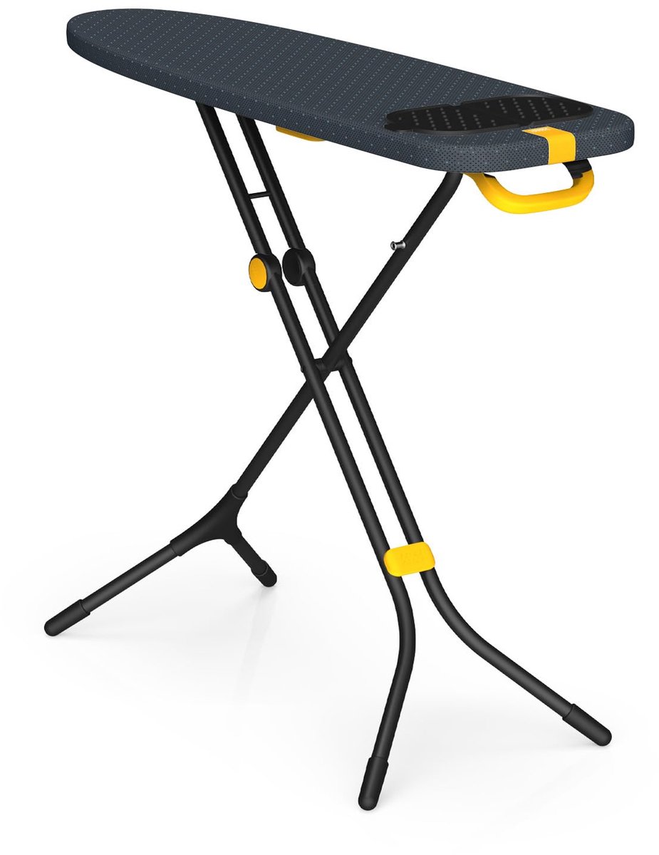 Famanu – Strijkplank Glide Plus, 110 x 33 cm, met verstelbare hoogte en hittebestendige stoomstrijkplank, eenvoudig op te bergen