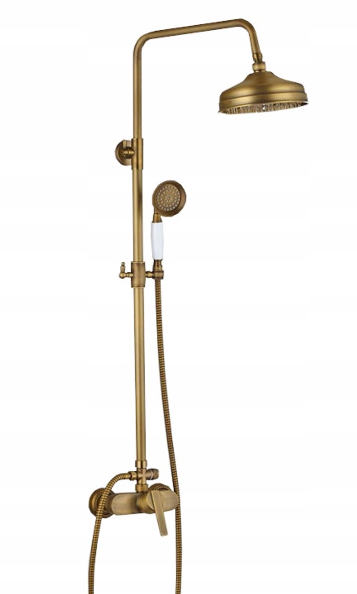 Antieke Retro Doucheset met Regendouche en Handdouche
