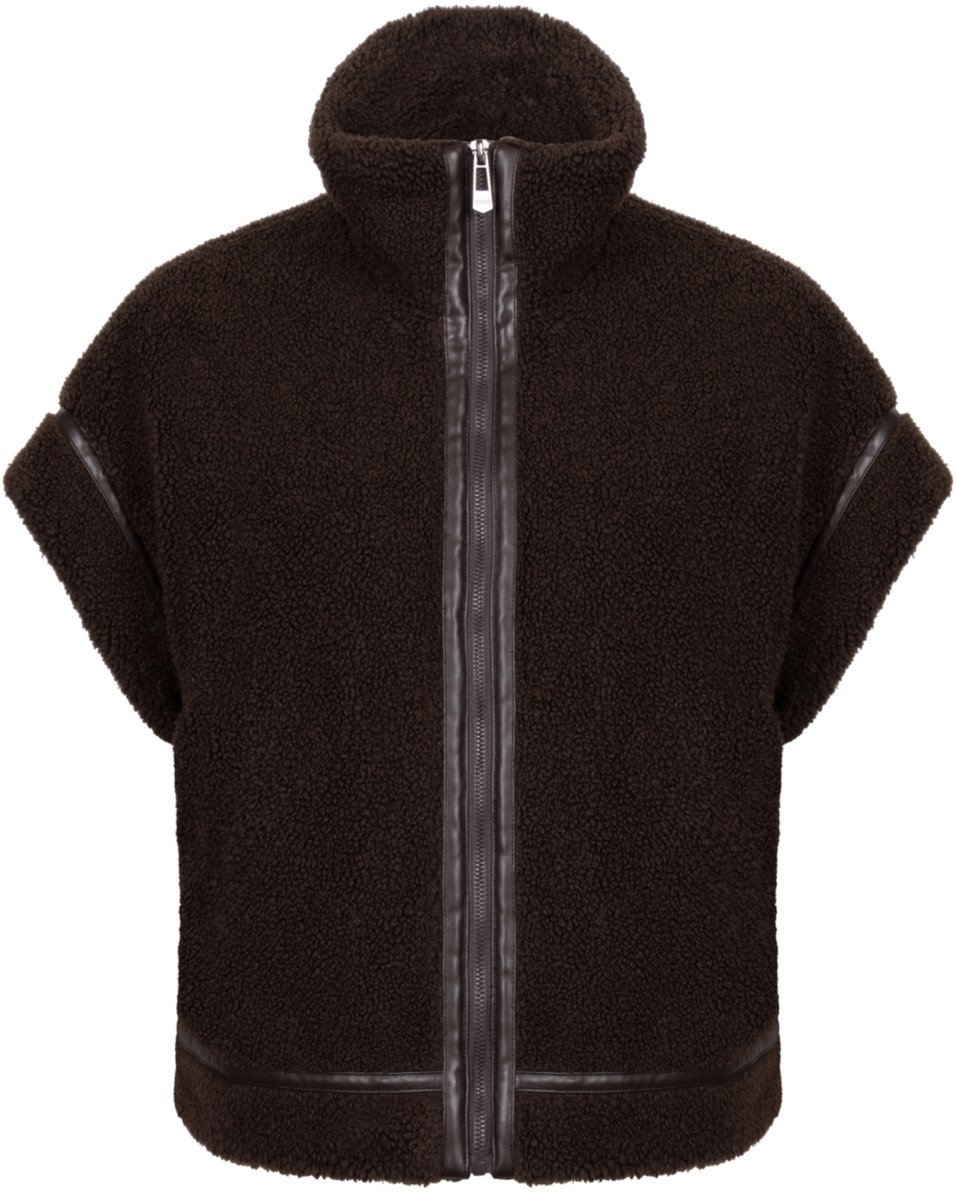Zoso Gilet Annelot 264 Espresso Dames Maat - 3XL