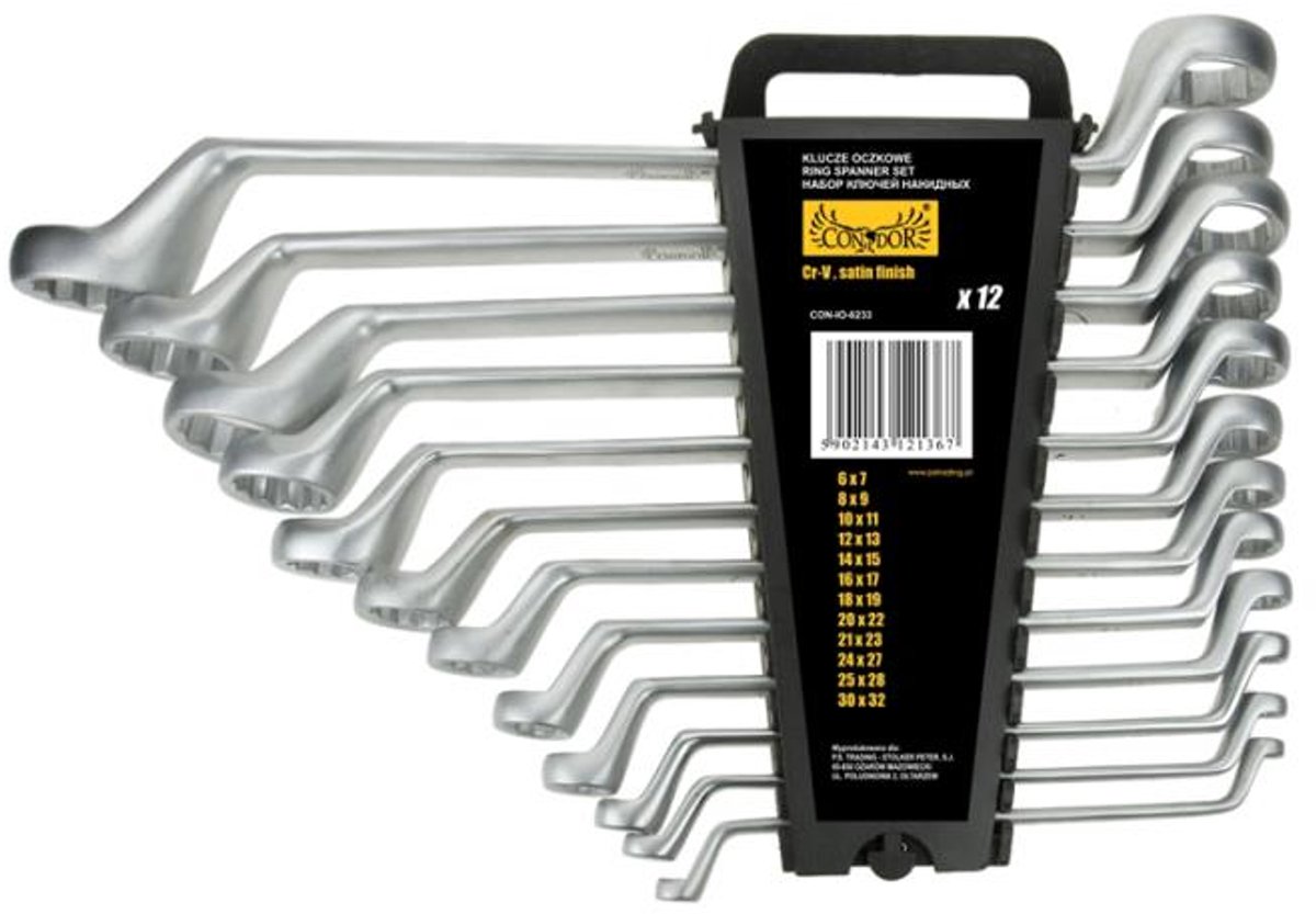 DREL Ringsteeksleutel Set 6-32mm 12 Stuks