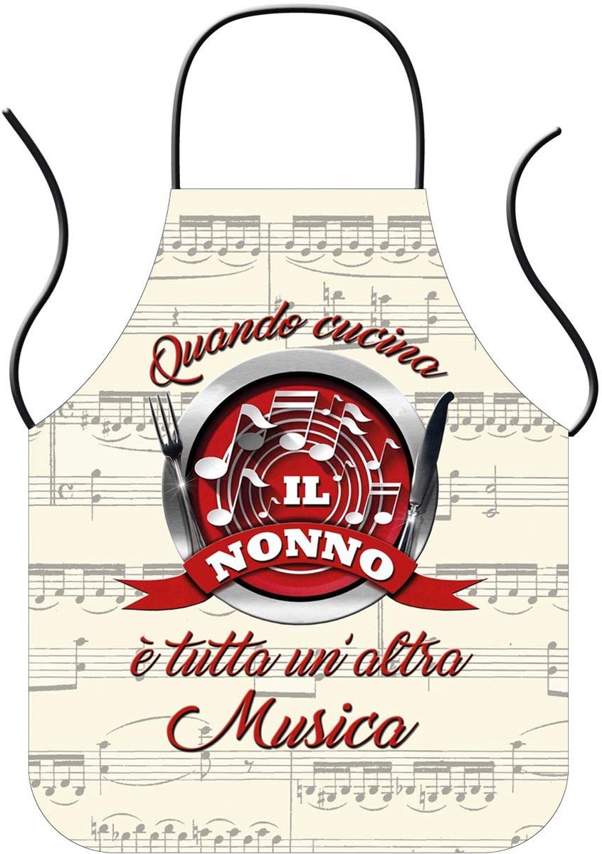 Bombo Schort Tijdens het koken ... is een heel andere muziek, opa, Nonno - ShopVlot