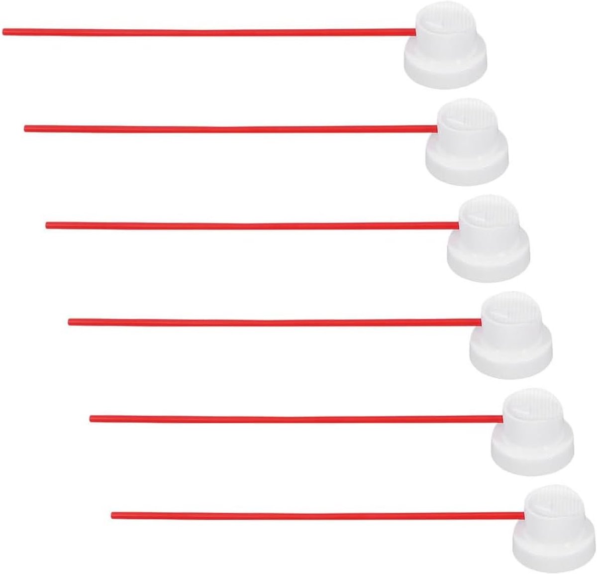 Housoutil Capillary Tube Aerosol Nozzle Replacement Spray Nozzle Set of 6 Pieces Extended Straws, PVC Spray Can - ShopVlot