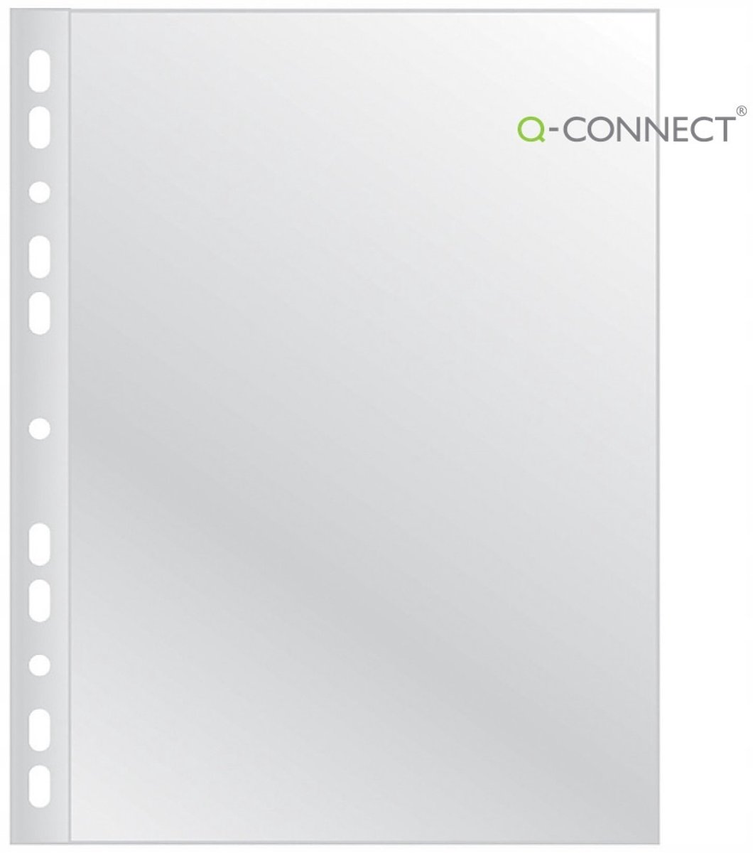Q-Connect A4 Verbreed Kristalheldere Insteekhoezen (50 stuks)