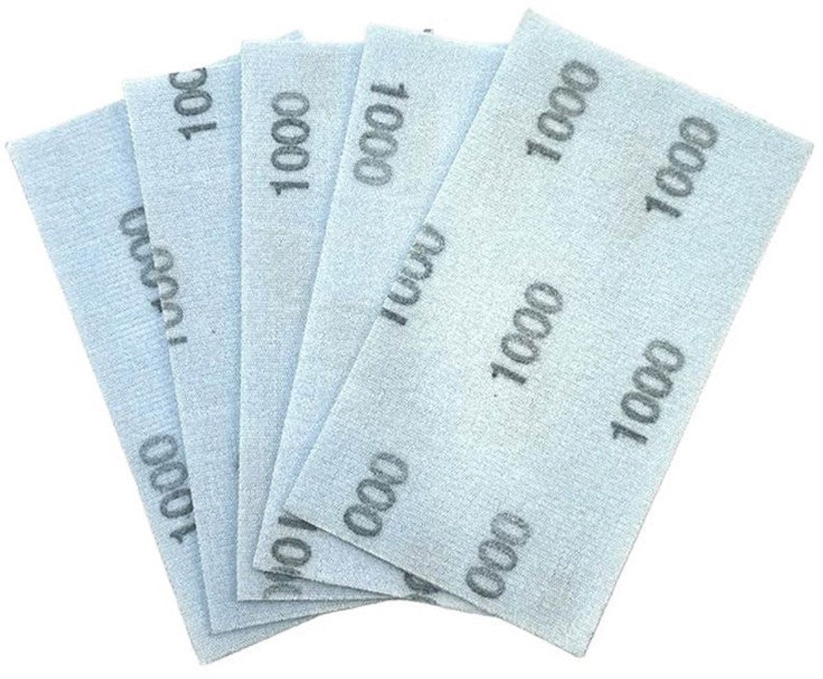NitorLACK Flex Latex Schuurvellen 130 x 75 mm – Set van 5 stuks K1000