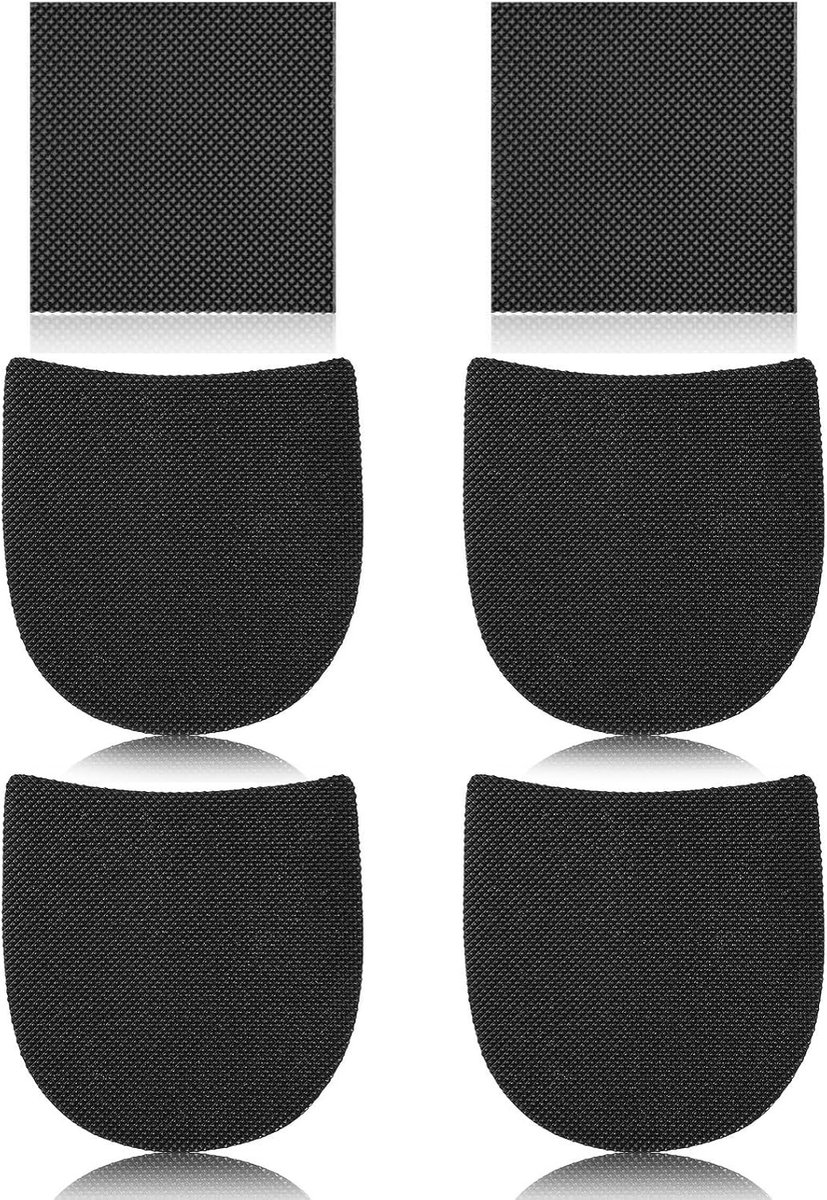 Hakbeschermers naaldhak - Zwart - 3,5 mm Dikke Rubber Hakken Reparatiepads - Voor Heren- en Dameslaarzen