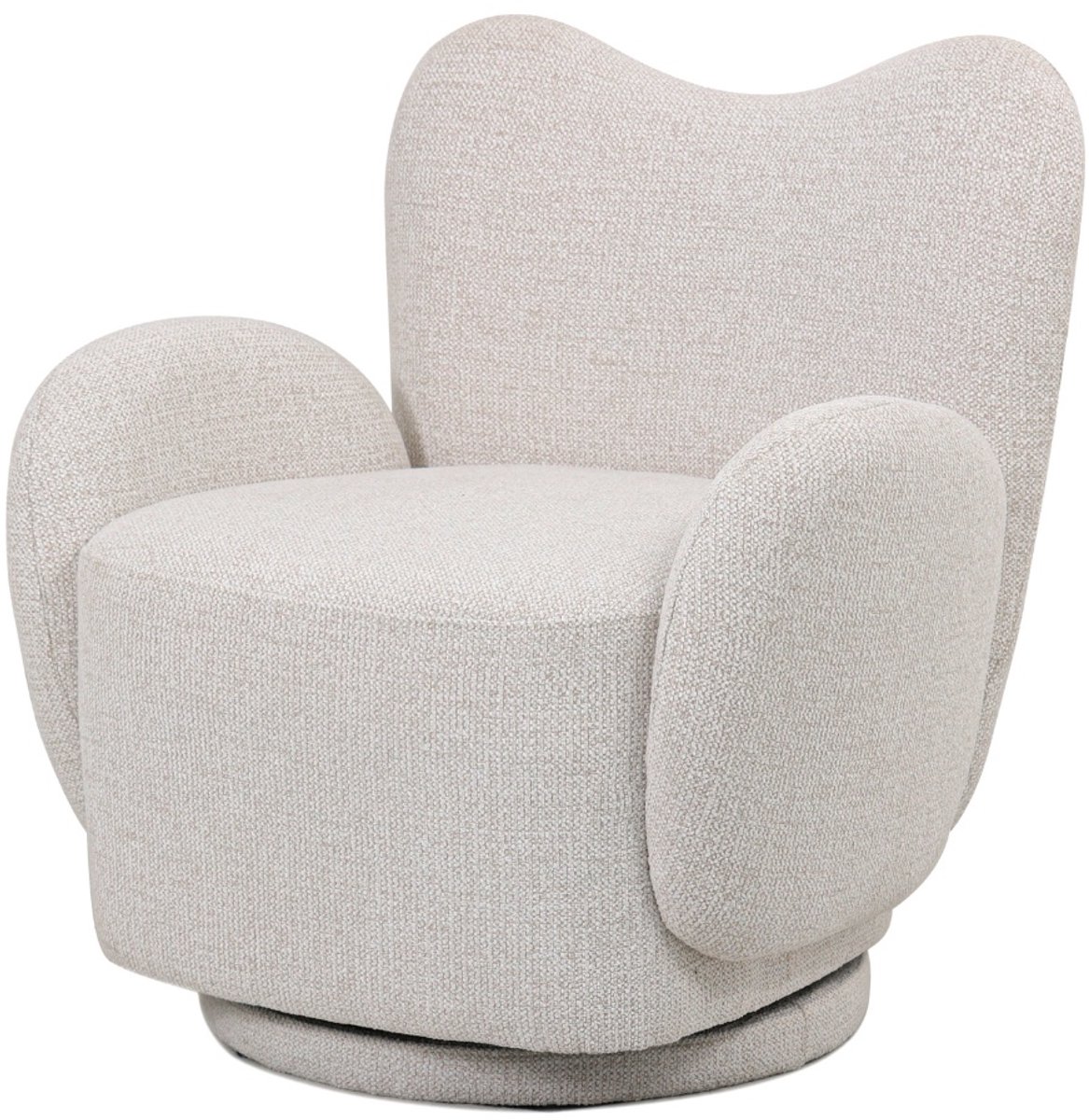 DÉJA Living Draaifauteuil Lola - Stof - Off-White