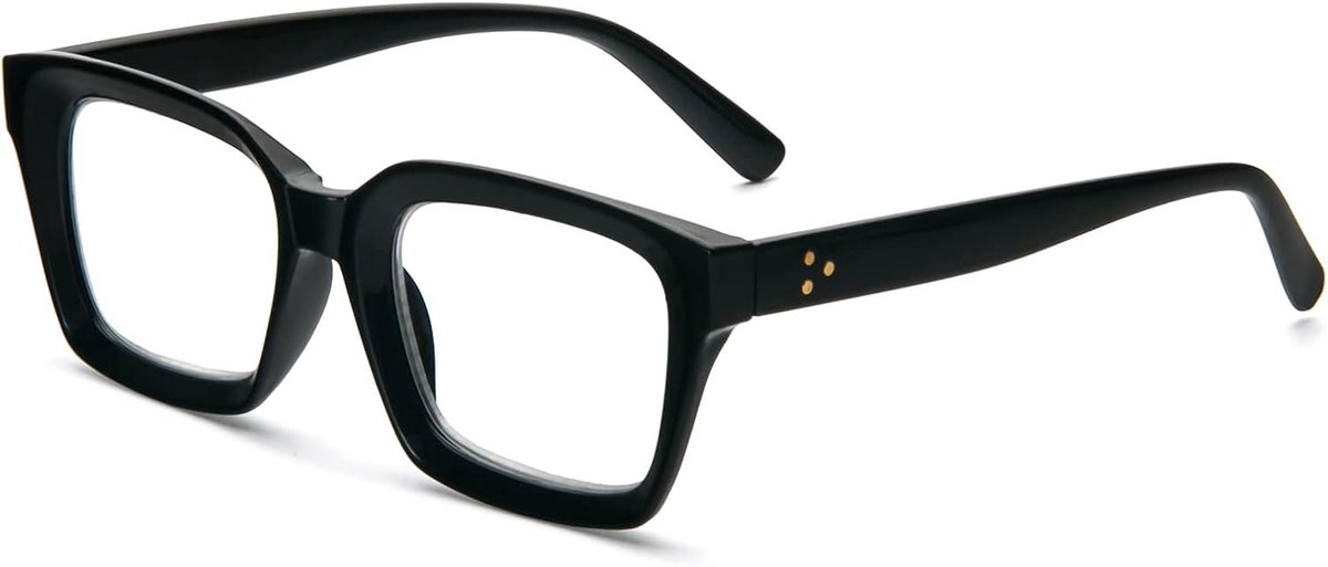Leestijdbril +2.0 - Oversized vierkant frame - Anti-blauw licht - Perfect voor dagelijks gebruik - ShopVlot
