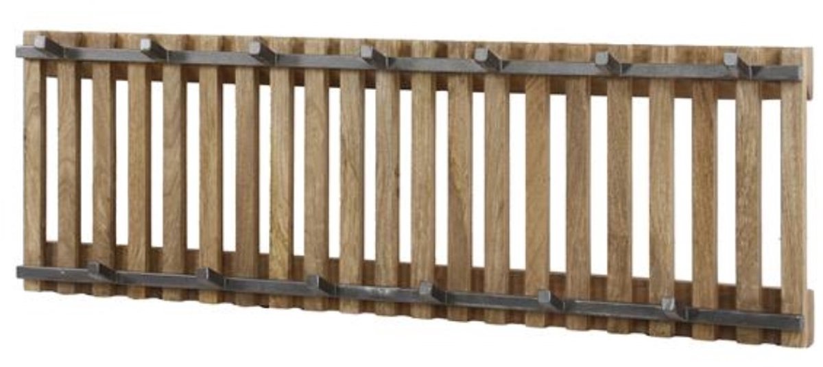 Giga Meubel Wandkapstok Tweak - Hout - 13 Haken - 100x10x33cm
