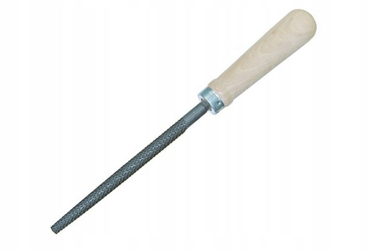 Merkloos Rond Rasptandvijl 200mm, N° 2