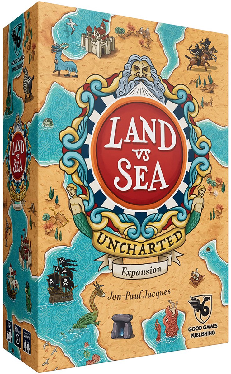 Land vs Sea Uncharted - Bordspel uitbreiding - Engels