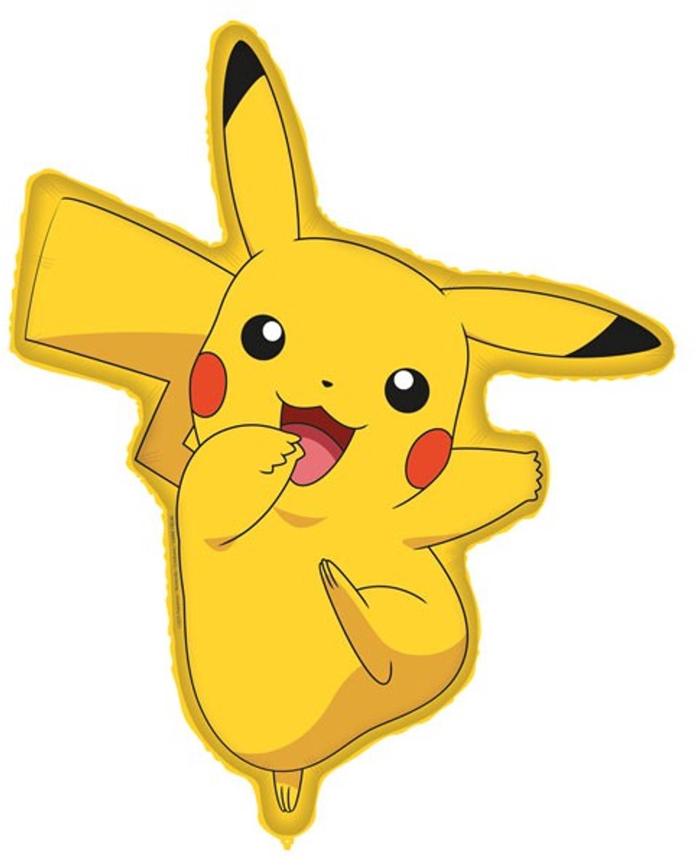 Folieballon - Pokémon Pikachu - 77 cm - Helium- en Luchtvulling