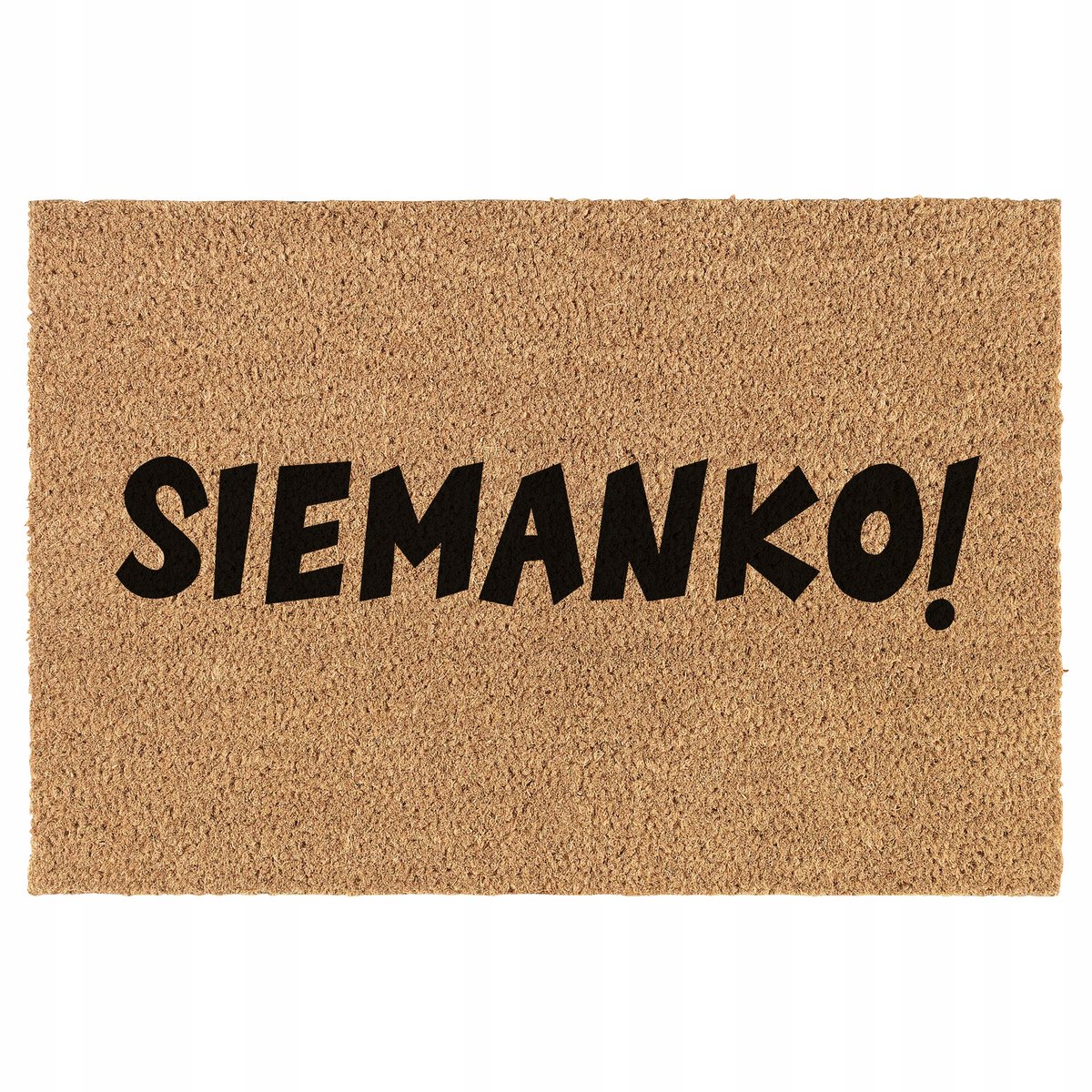 Deurmat Kokosvezel met "Siemanko" Tekst - 60x40 cm