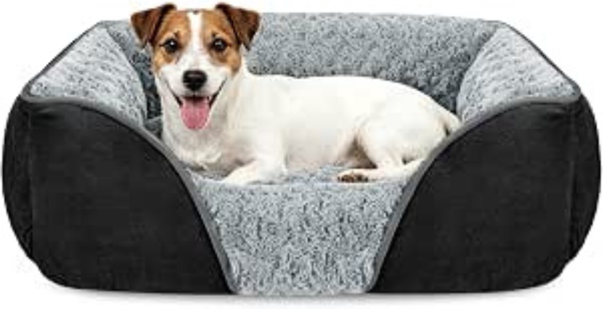 Verte Hondenmand - Middelgrote Honden - Wasbaar - 63 x 53 x 20 cm - Zwart