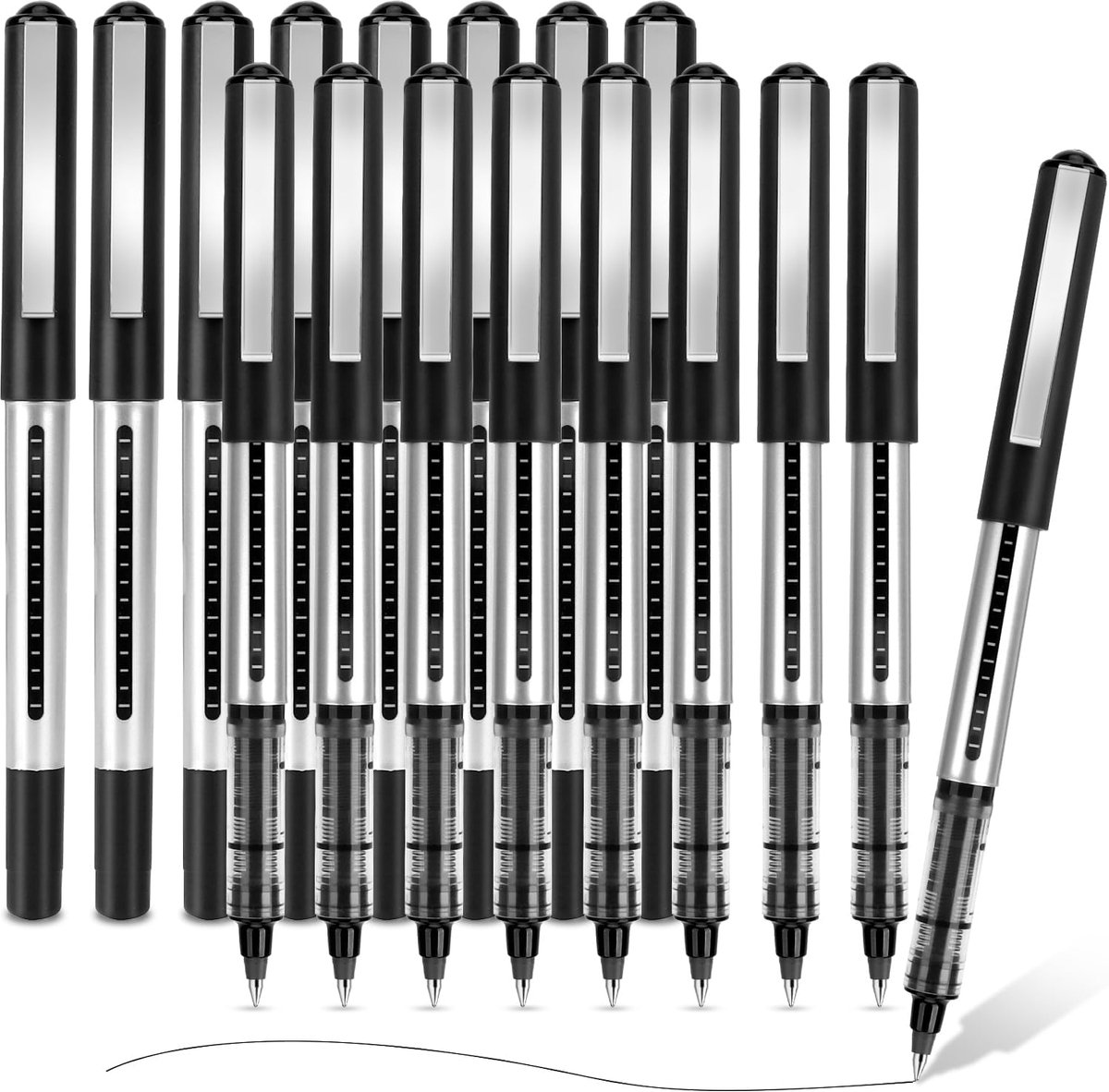 16 stuks zwarte rollerbalpen - ShopVlot