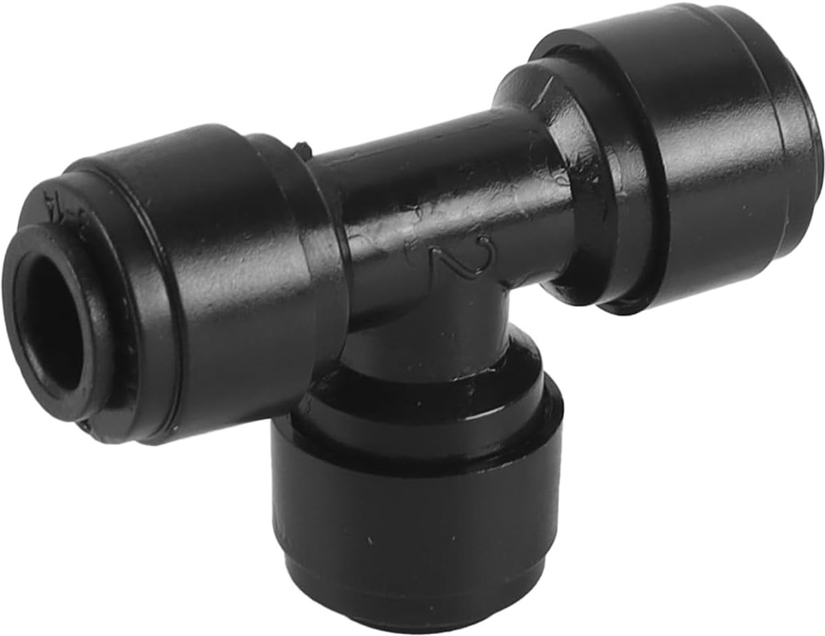 Ticha 10 stuks 3-weg snelkoppelingen 1/4" druppelirrigatie T-stukken, universele T-fitting voor 1/4 inch slang voor - ShopVlot