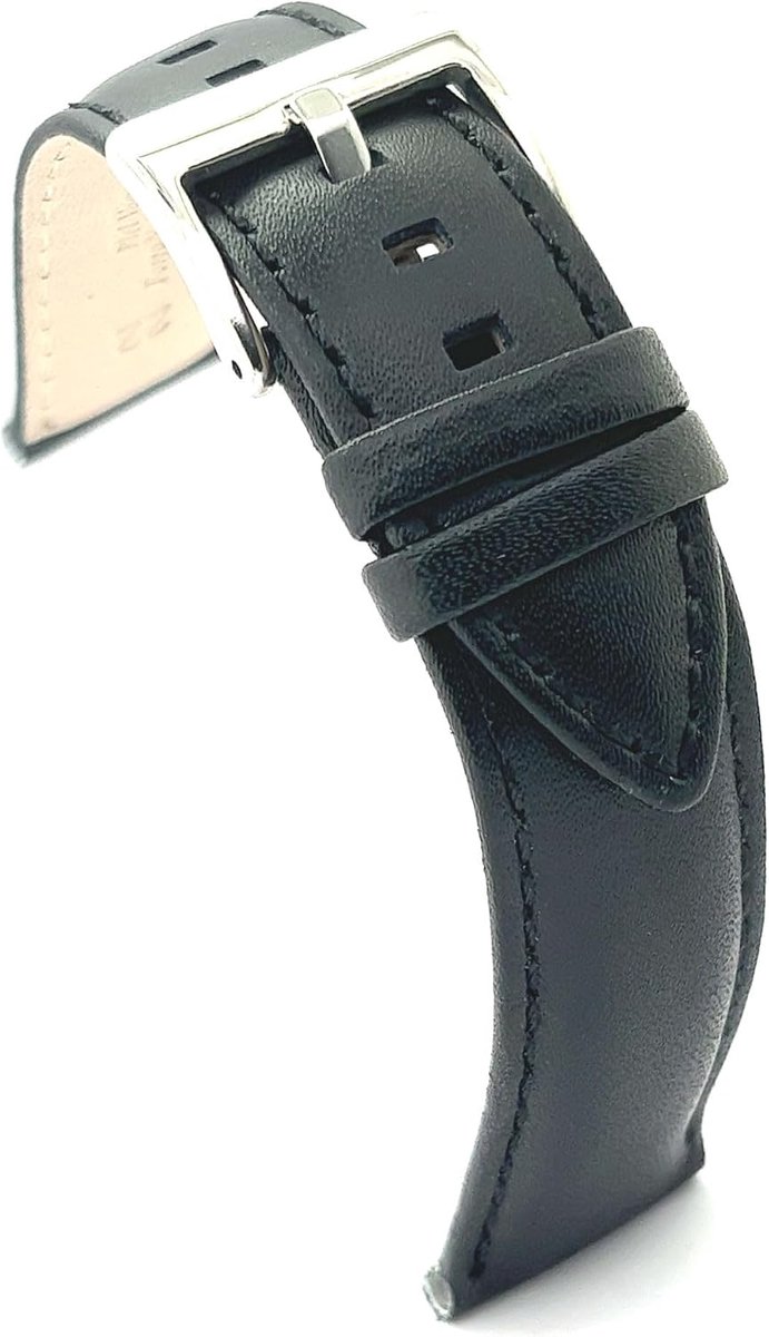 Watch strap made of smooth cowhide leather, 20 mm, 22 mm, ref. 330 - ShopVlot