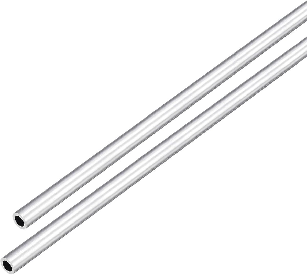 DMiotech 2pcs (5mm OD x 3mm ID) 6063 Aluminum Round Tube 300mm Length Industry Metal Tube for Machinery Frame - ShopVlot