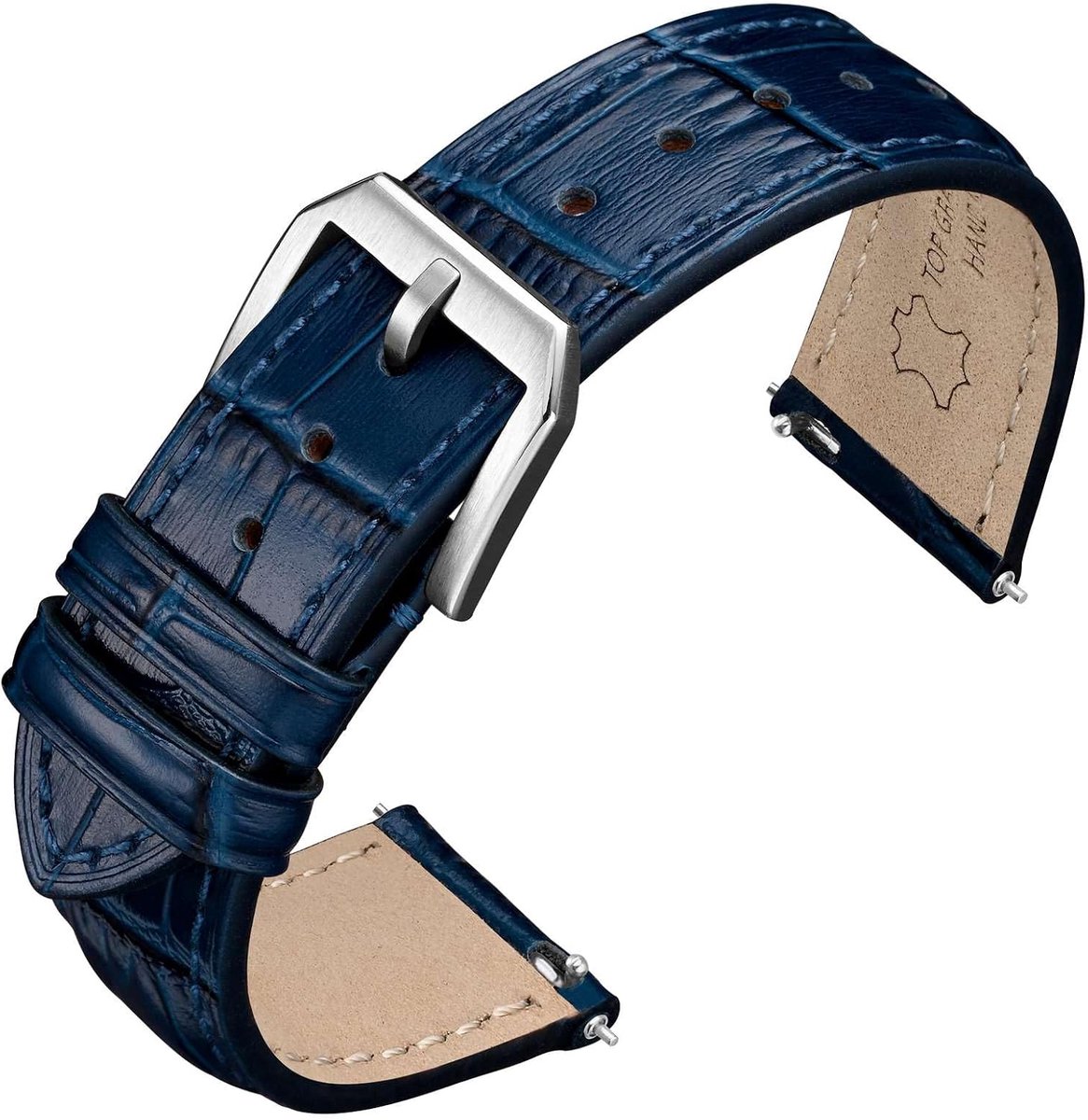 ANNEFIT Watch Straps with Quick Release Leather Strap for Men and Women, 16mm, 18mm, 20mm, 22mm, 24mm - ShopVlot