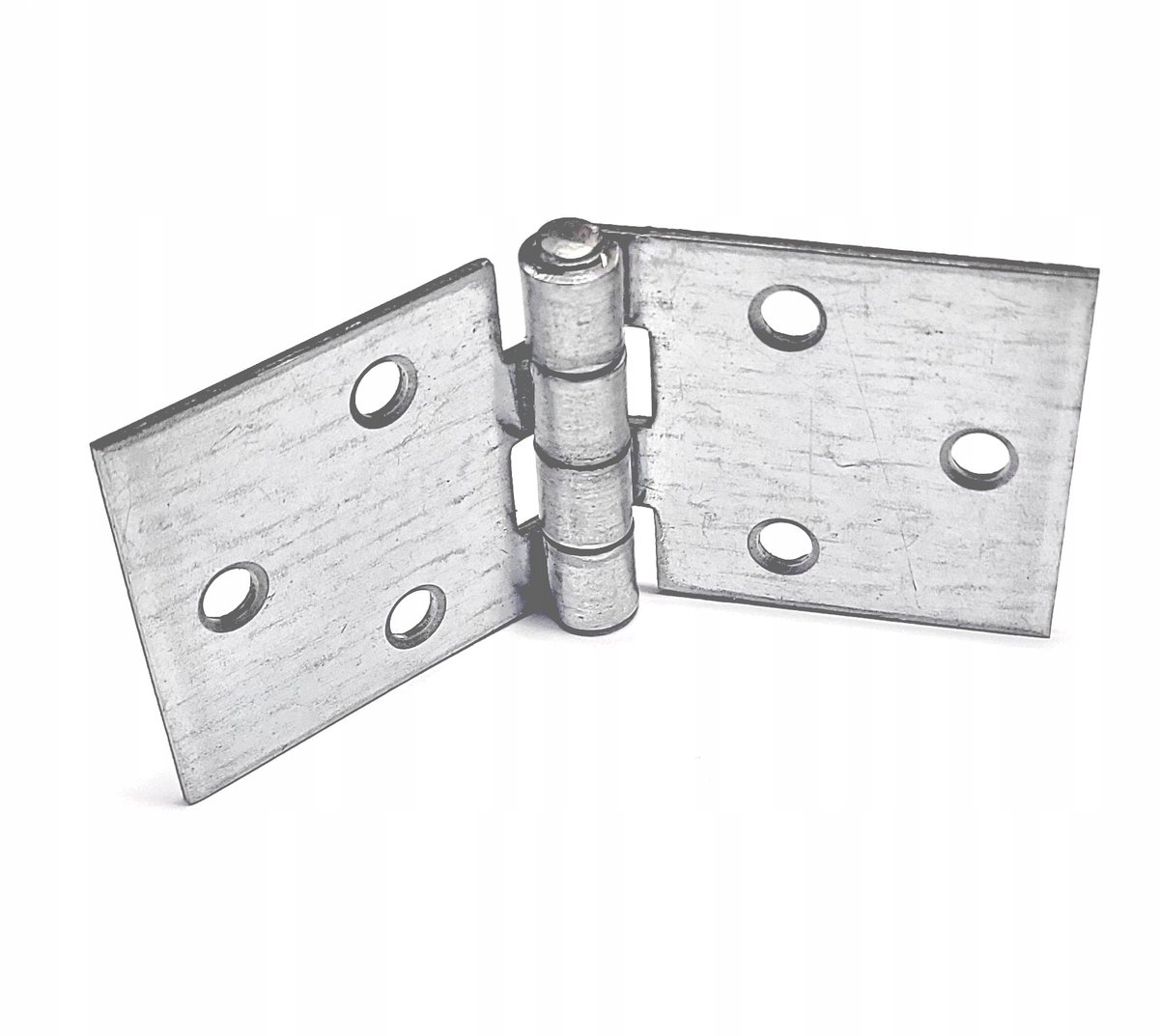 Zilveren Verzinkte Scharnier 45x100x2mm - Voor Kisten & Deuren