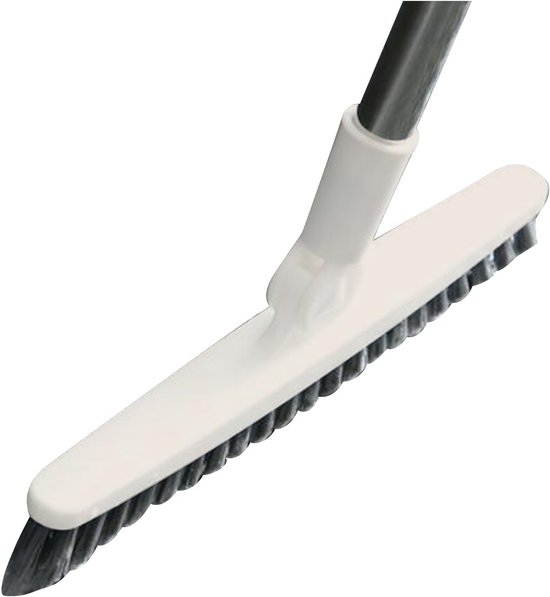 Schrobber met steel - Voegenborstel tegelreiniger - Grondig schoonmaken - Harde borstelharen - 88.5cm - Beige — afbeelding 3