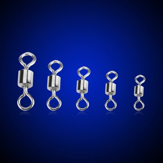 VT Goods - Vissen Wartels - Hoge Sterkte Roestvrij Staal - 210 stuks - Rolling Connector - Visgerei Kit - Geschikt voor Hengelaars - Compact van VT — afbeelding 5
