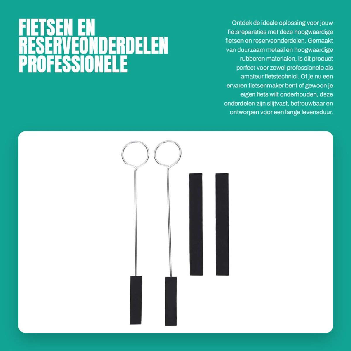 Dailygoods- Fietsen - Duurzaam Metaal - Hoogwaardige Rubber - Professionele Afstemming - Slijtvast - Eenvoudige Werking