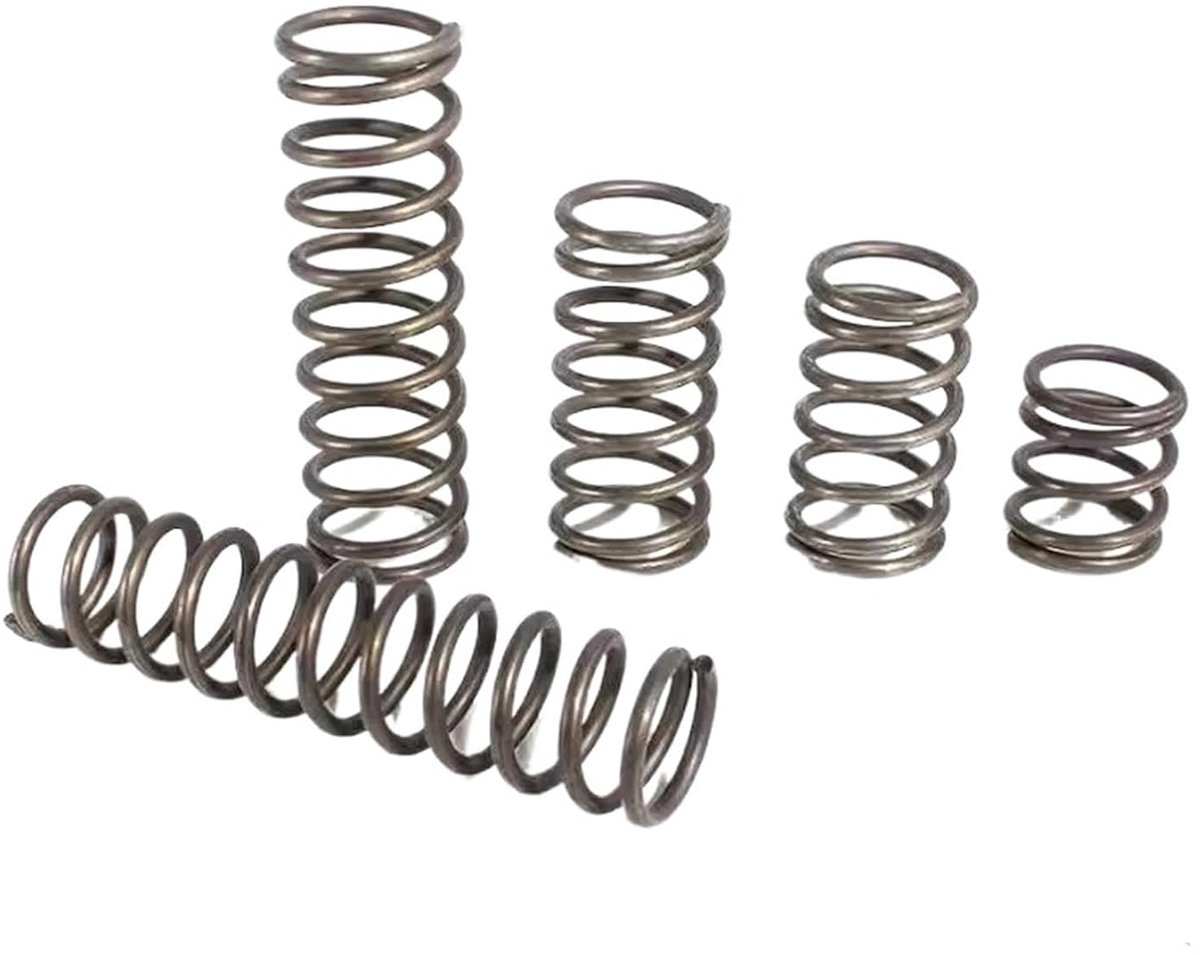 Stalen Drukveer - Compressieveer - Reparaties Doe-het-zelf - Sterke Trillingscontrole - 2 stuks - Metaal