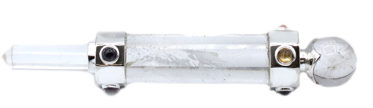 Hexagonal Crystal Healing Wand - 12cm - Rock Quartz