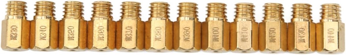 Metalen hoofdspuitstukken voor Mikuni VM TM TMX carburateurs - Accessoires set #330-#440 voor optimale prestaties