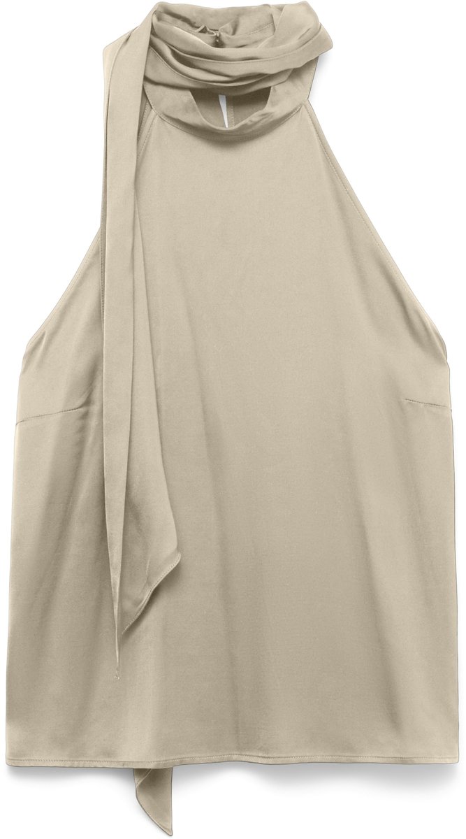 Vero Moda Top Vmsnub Halterneck Top Wvn Sb4 10354230 Fog Dames Maat - M