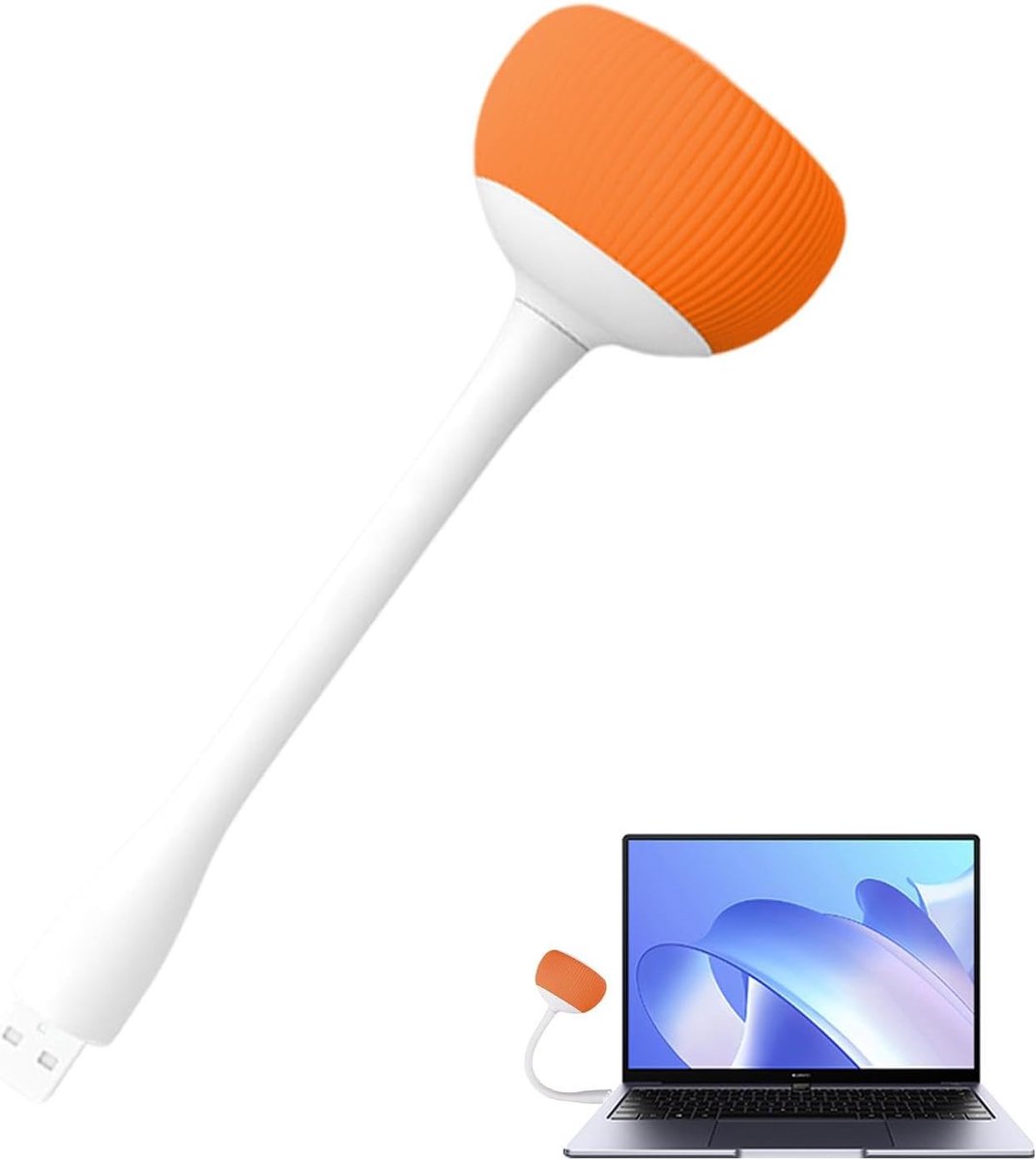 Laptop Soundbar - Kleine luidspreker - Audio Verbeteren - Plug and Play - Compact formaat - Oranje