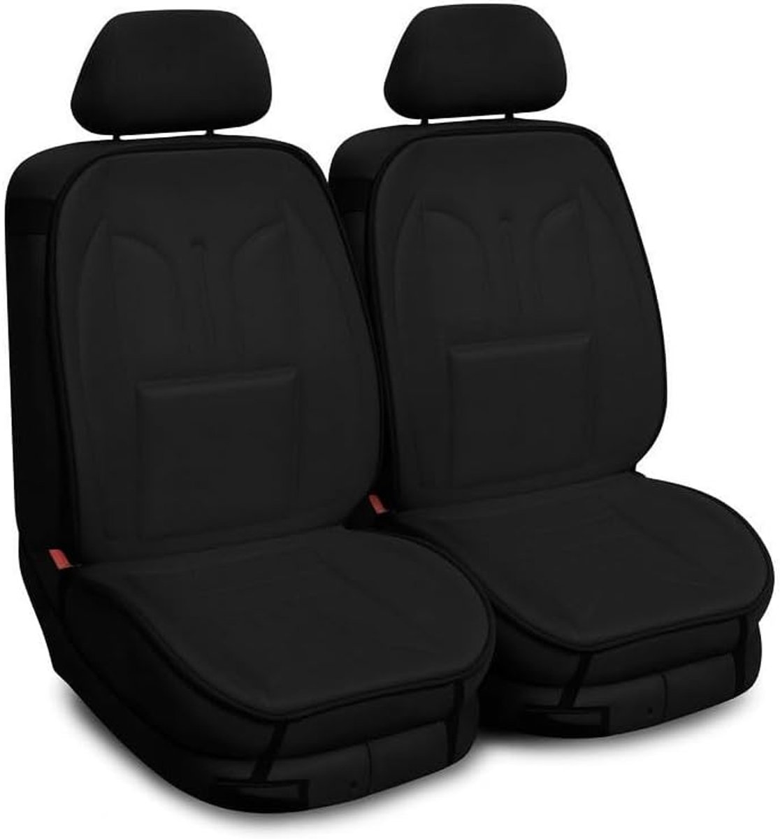 Stoelkussens Auto - Stoelhoezen Set - Comfortabel Rijden - Universele Pasvorm - Set van 2 - Zwart