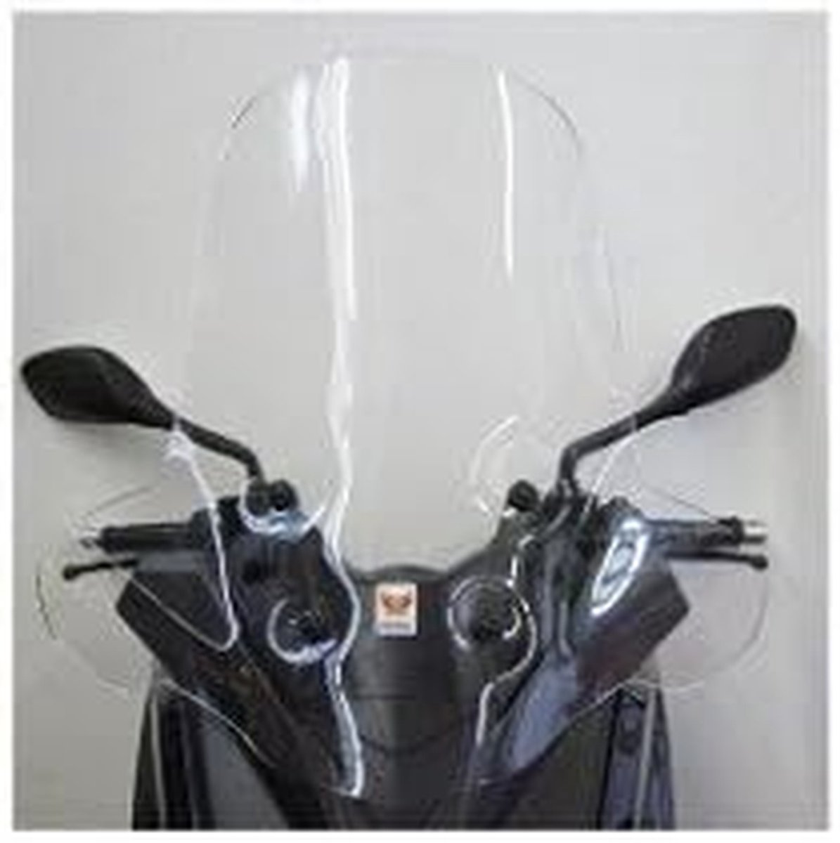 Motor Windscherm - Voorruit Deflector - Comfortabel Rijden - Inclusief Bevestigingsset - 700 x 740 mm - Transparant