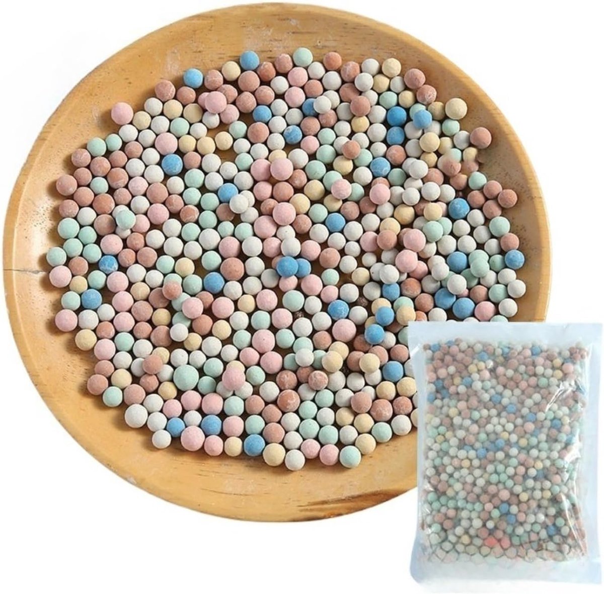 Keramische Klei Kiezels - Decoratieve Stenen - Planten Verzorgen - Ademend Materiaal - 500 Gram - Veelkleurig