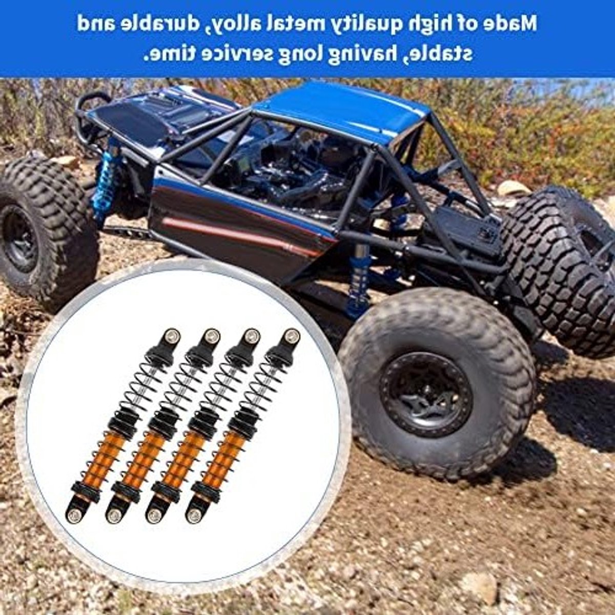 RC Schokdempers voor Fernbedieningsvoertuigen, 70mm-120mm, Metalen Vervangingsonderdelen voor CC01 RC Speelgoedauto's