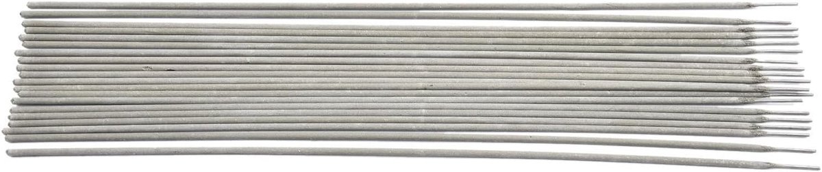 Laselektroden RVS - Lasdraden Roestvrij Staal - Metaal Lassen - Spatarm Lassen - 20 stuks 1.2 mm - Zilver