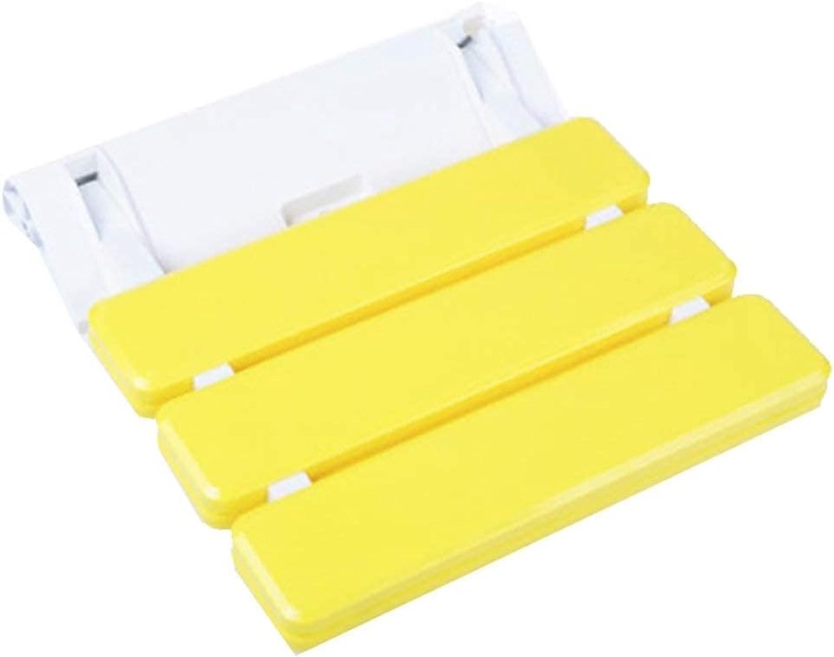 Badkamerkruk - Douchekruk Opvouwbaar - Veilig Douchen - Antislip Bodem - 150 kg Draaglast - Geel