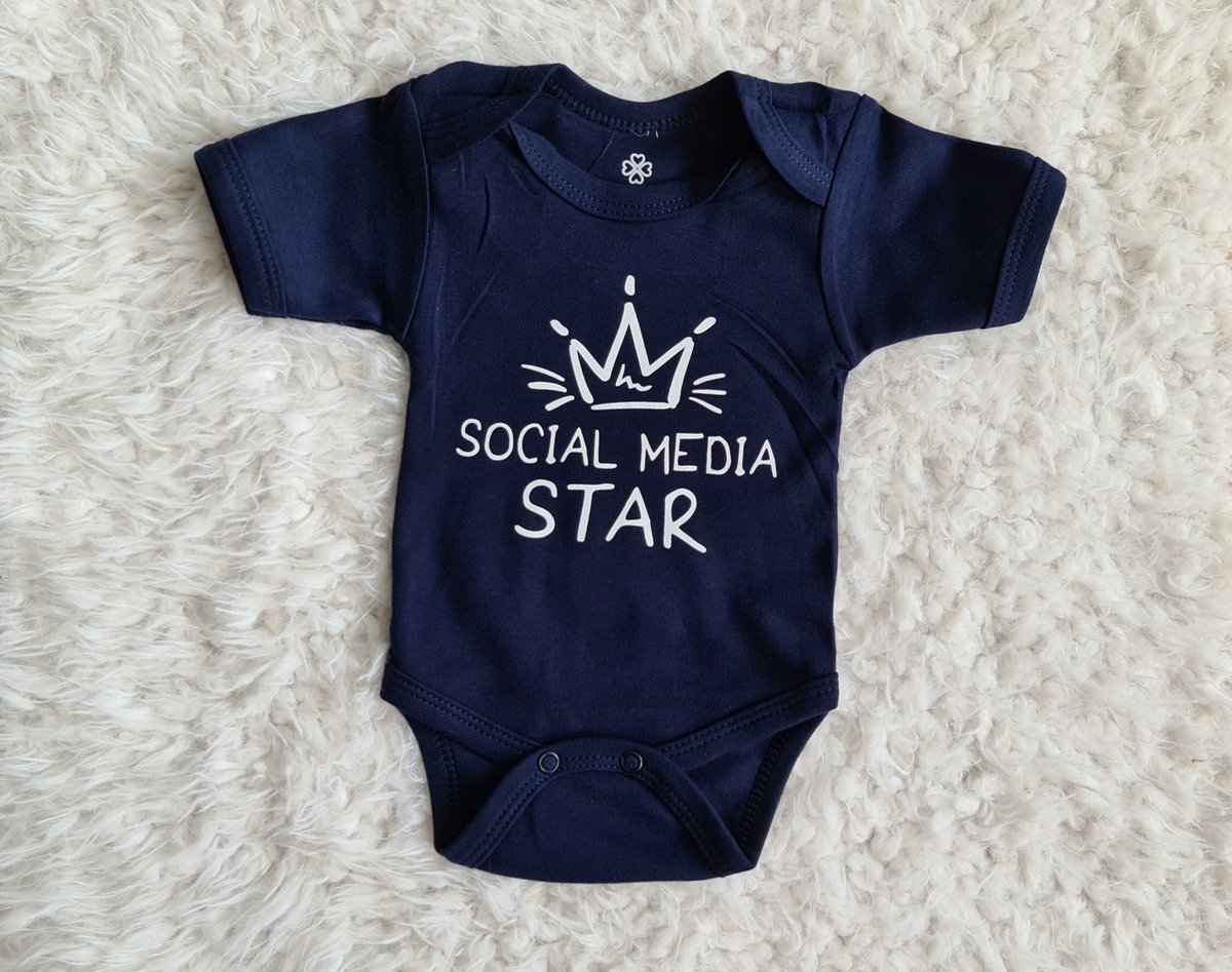 Little Jay social media star - Navy - Rompertje