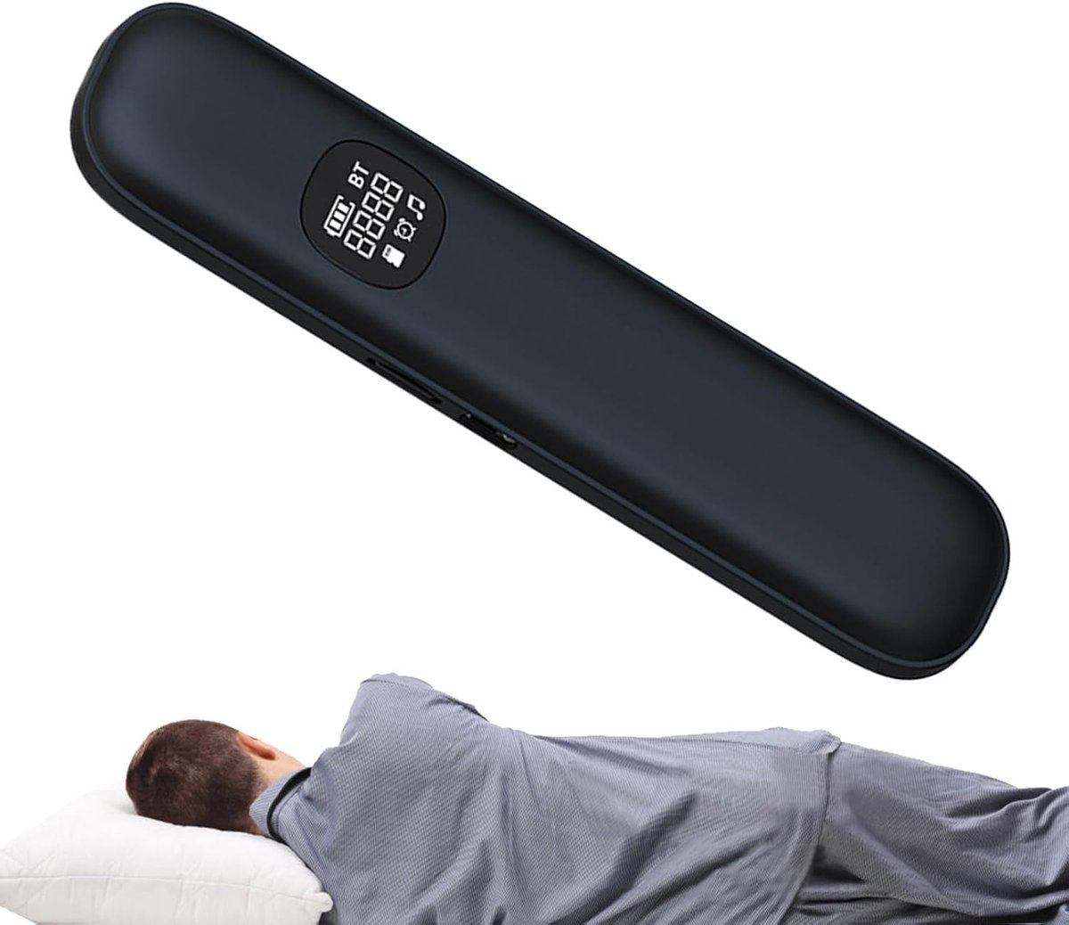 Hoofdkussenluidspreker - Slaapgeluid - Ontspannen Slapen - Botgeleiding Technologie - 15.7 cm - Wit