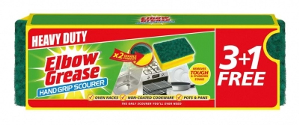 Elbow Grease Afwasponsen - Afwasaccessoires - 4 stuks