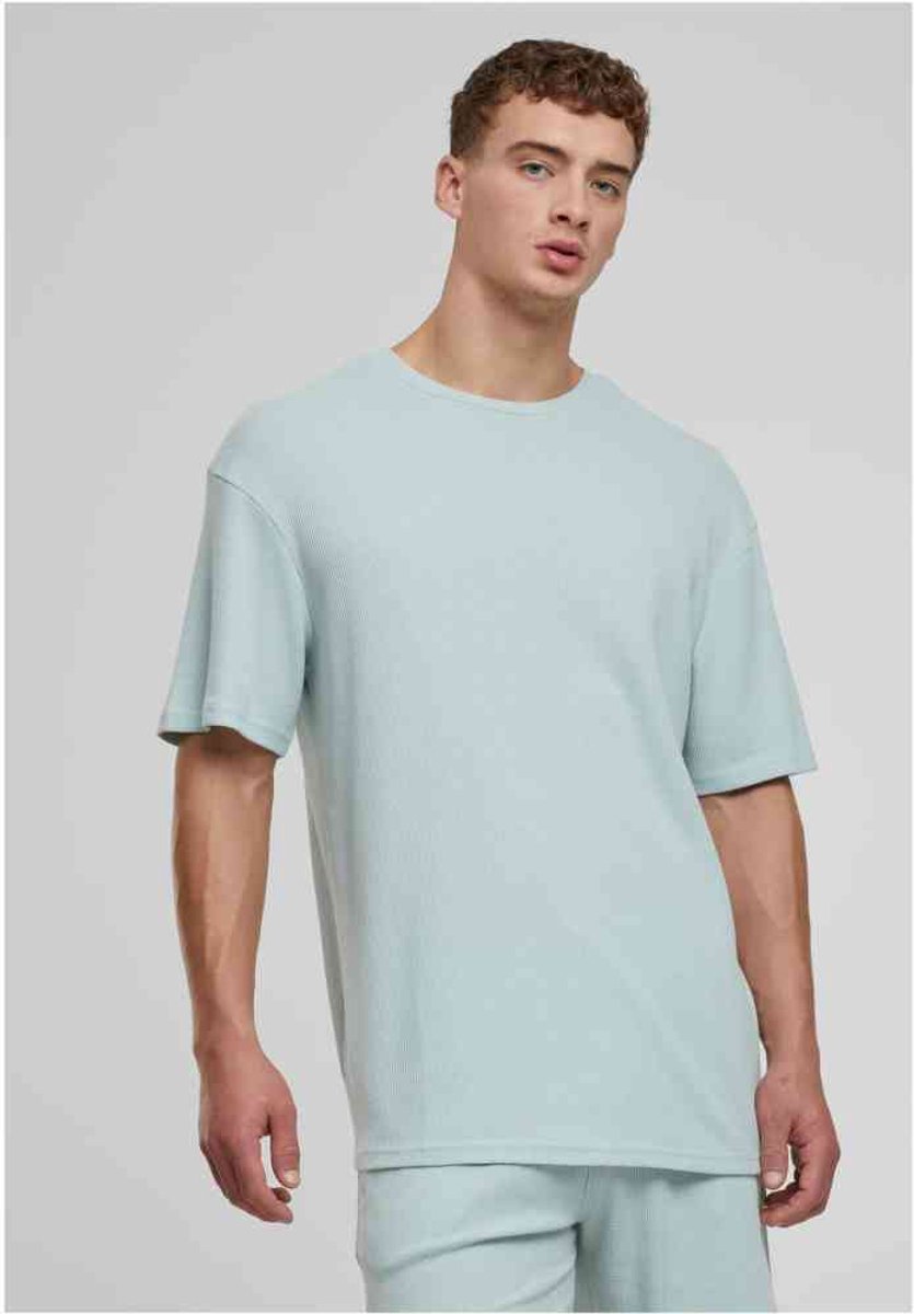 Urban Classics Waffle Heren Tshirt XXL Mintgroen